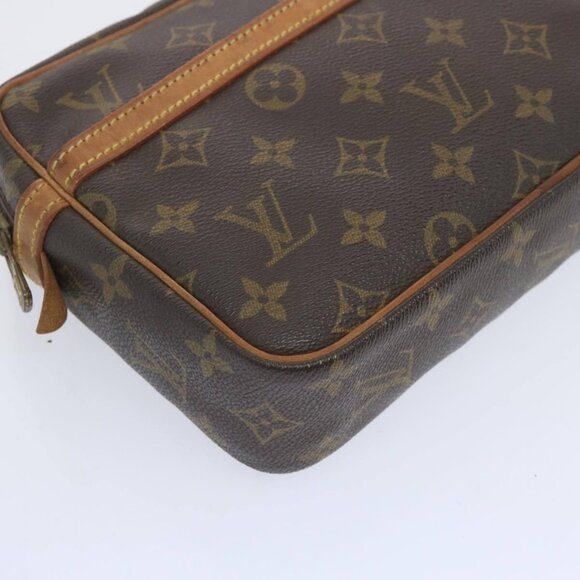 LOUIS VUITTON Monogram Compiegne 23 Clutch Bag M51847 LV Auth - Picture 8 of 15